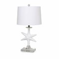 Homeroots 28 x 13 x 14 in. White Coastal Starfsh Table Lamps 388552